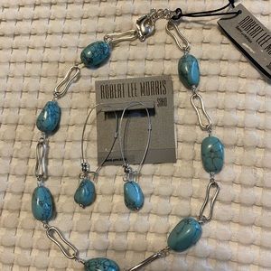 Robert Lee Morris RLM necklace & earring set NWT!